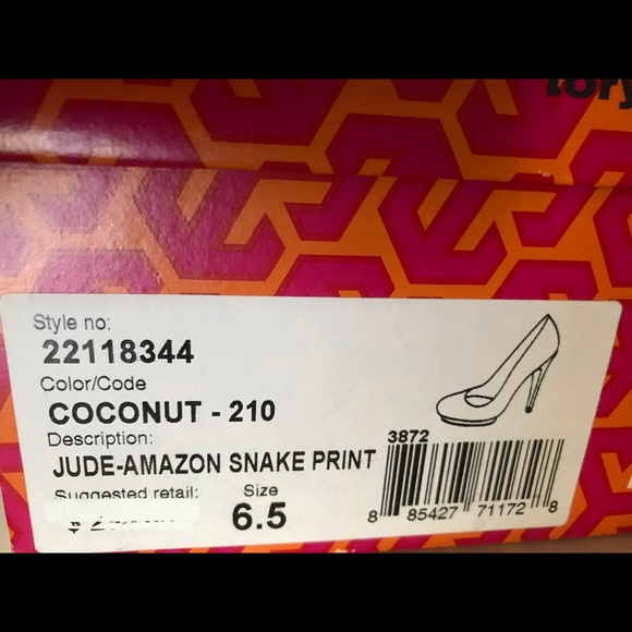 Tory Burch Jude-Amazon snake print shoes - Picture 5 of 5